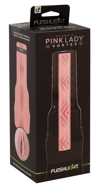 Fleshlight Pink Lady Vortex Masturbator mit gerilltem Kanal
