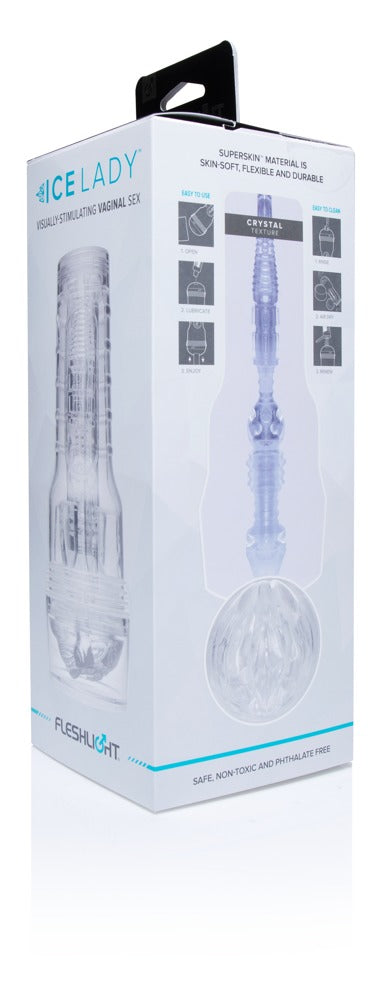 Fleshlight Ice Lady Crystal transparenter Masturbator, Vagina