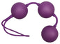 You2Toys Velvet Purple Balls 3er-Liebeskugeln mit Rückholschlaufe