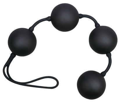 You2Toys Velvet Black Balls 4er-Liebeskugeln mit Soft-Touch-Textur