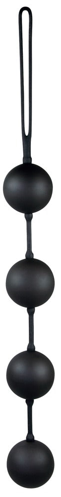 You2Toys Velvet Black Balls 4er-Liebeskugeln mit Soft-Touch-Textur