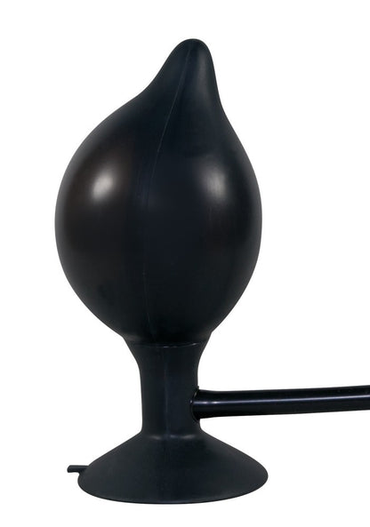 You2Toys True Black aufblasbarer Analplug mit Saugfuß