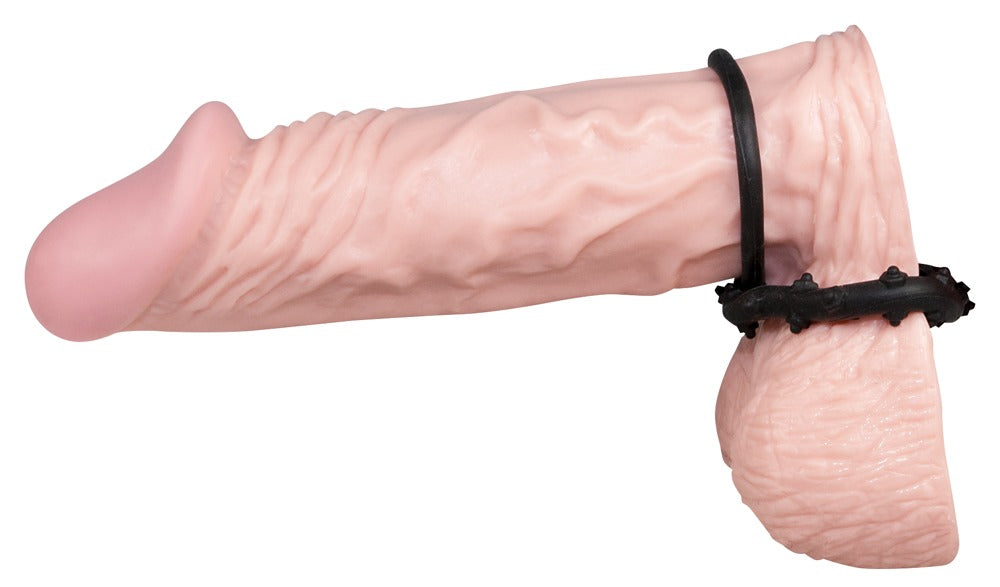You2Toys Steely Cock- und Hodenring aus Silikon im Schrauben-Design