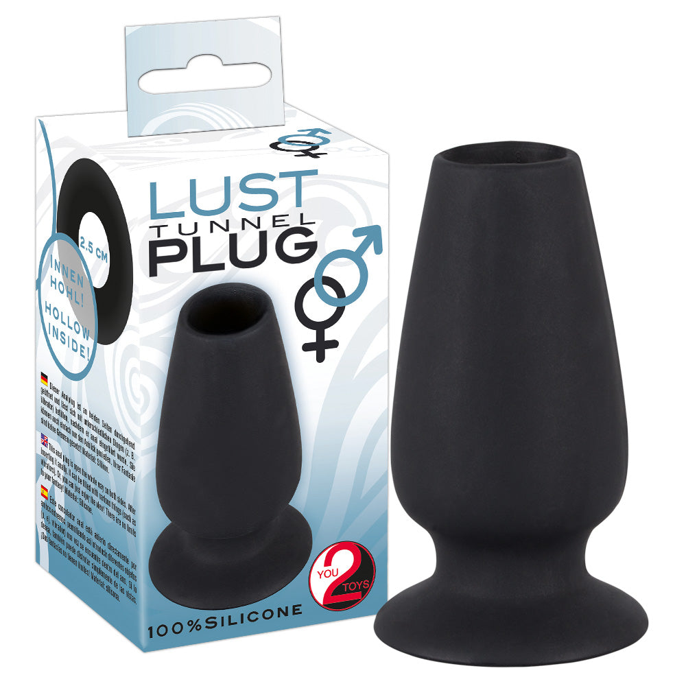 You2Toys Lust Tunnel Plug M hohl mit Stopper