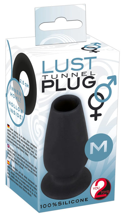 You2Toys Lust Tunnel Plug M hohl mit Stopper