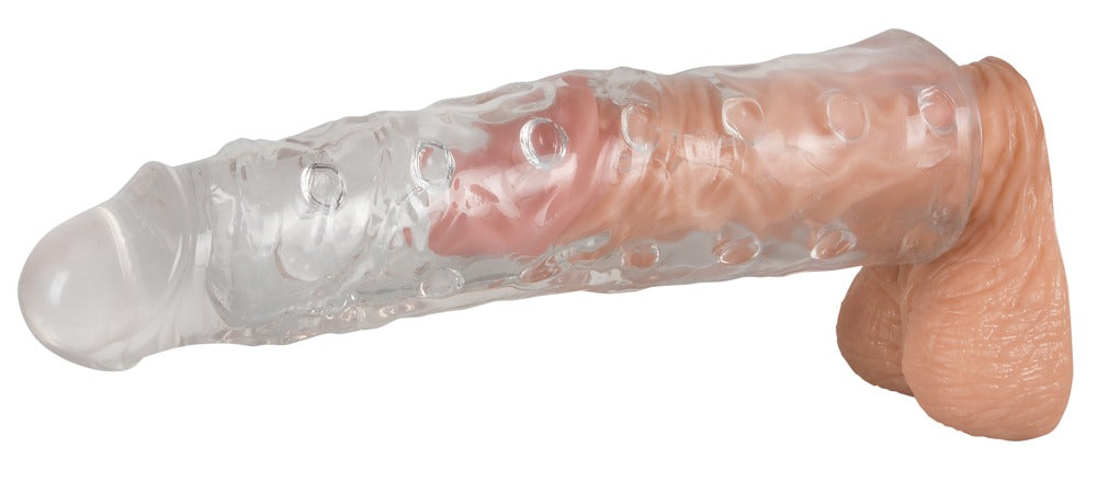 You2Toys XTension genoppte Penishülle extra lang, transparent