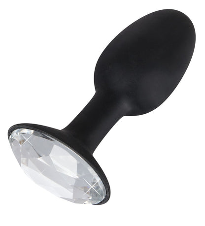 You2Toys Butt Plug Diamond S aus Silikon mit Schmuckstein
