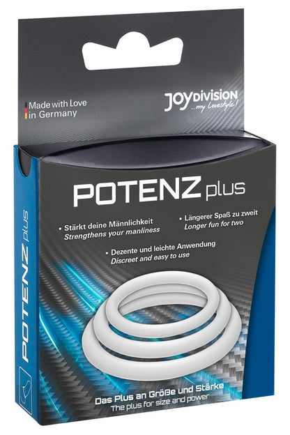 Joydivision Toys POTENZplus 3er Mix S,M,L