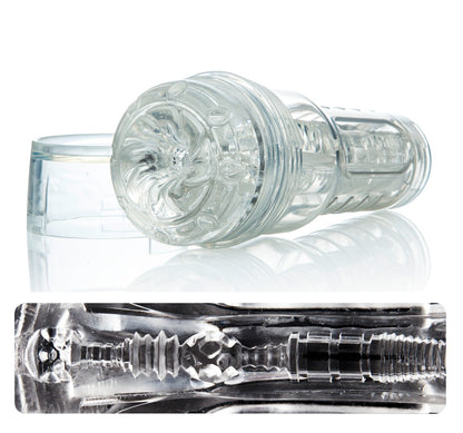 Fleshlight GO Torque kompakter Masturbator mit Spiralkanal, transparent