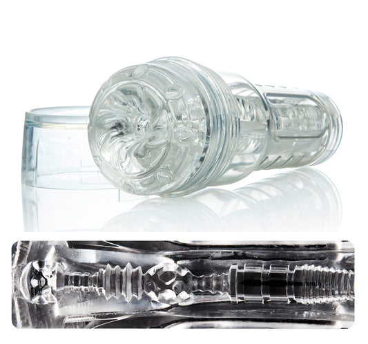 Fleshlight GO Torque kompakter Masturbator mit Spiralkanal, transparent
