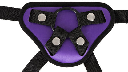 You2Toys Universal-Harness aus Kunstleder mit 3 Ringen