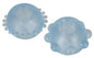 You2Toys Penisring-Set 2-teilig mit Noppen, transparent-blau