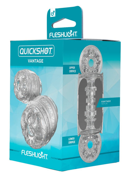 Fleshlight Quickshot Vantage offener Masturbator, transparent