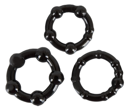You2Toys Penisring-Set Get Hard 3-teilig mit Noppen