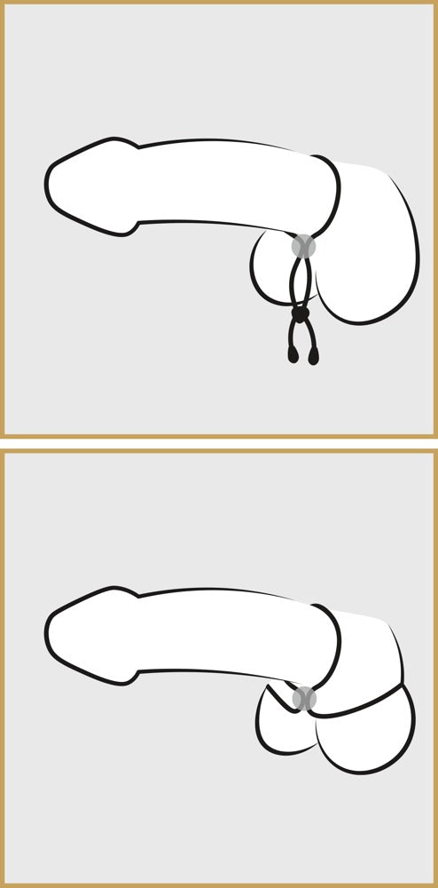 Bad Kitty Penis-/Hodenschlinge verstellbar