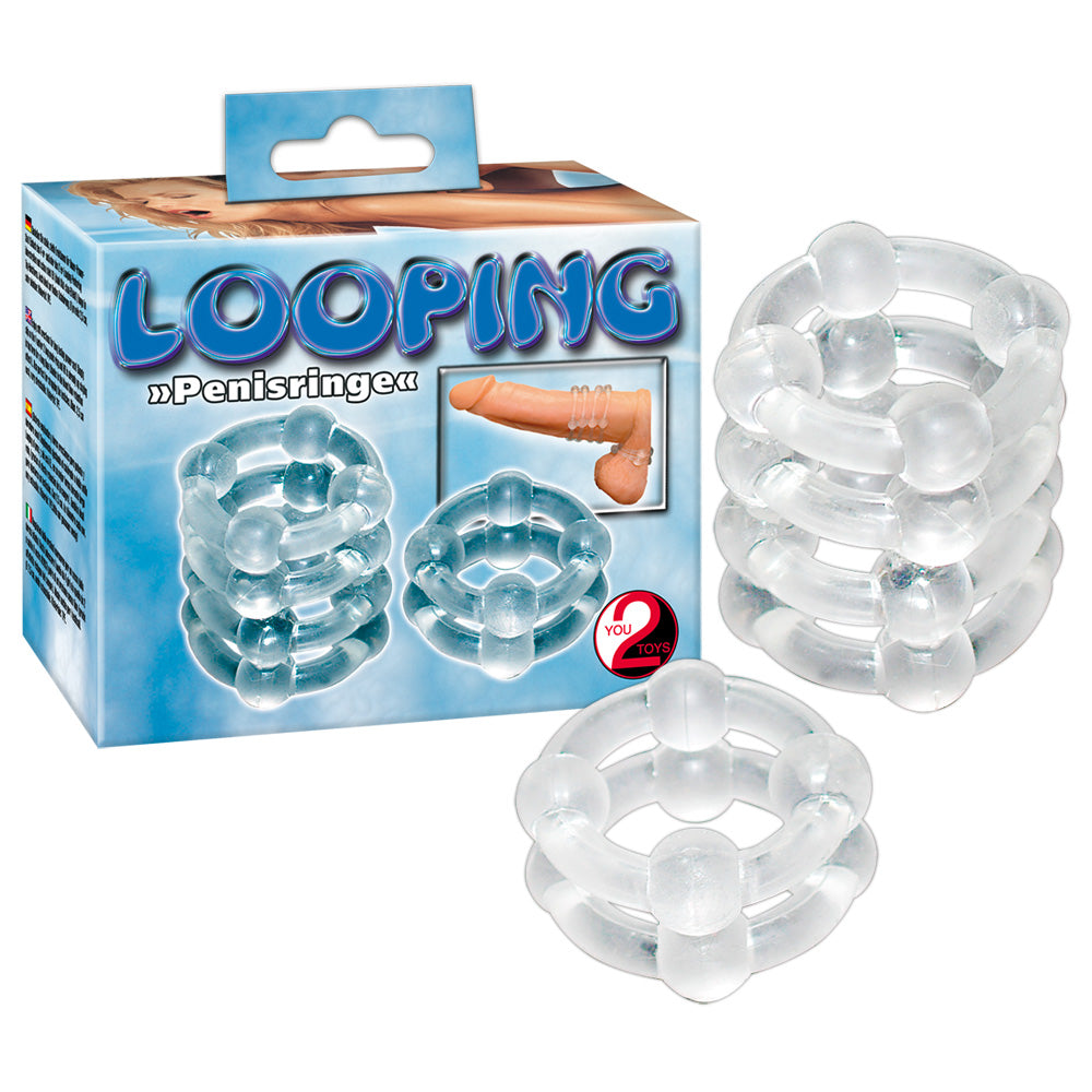 You2Toys Penisring-Set Looping 2-teilig, transparent