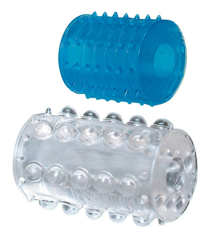 You2Toys XL Penisring-Set mit Noppen-Manschetten