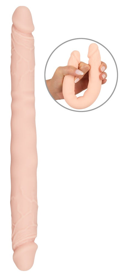 You2Toys Double Dong Doppeldildo aus Silikon mit zwei Eicheln