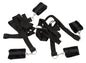 Bad Kitty Bettfessel-Set mit Gurtkreuz und 4 Fesseln