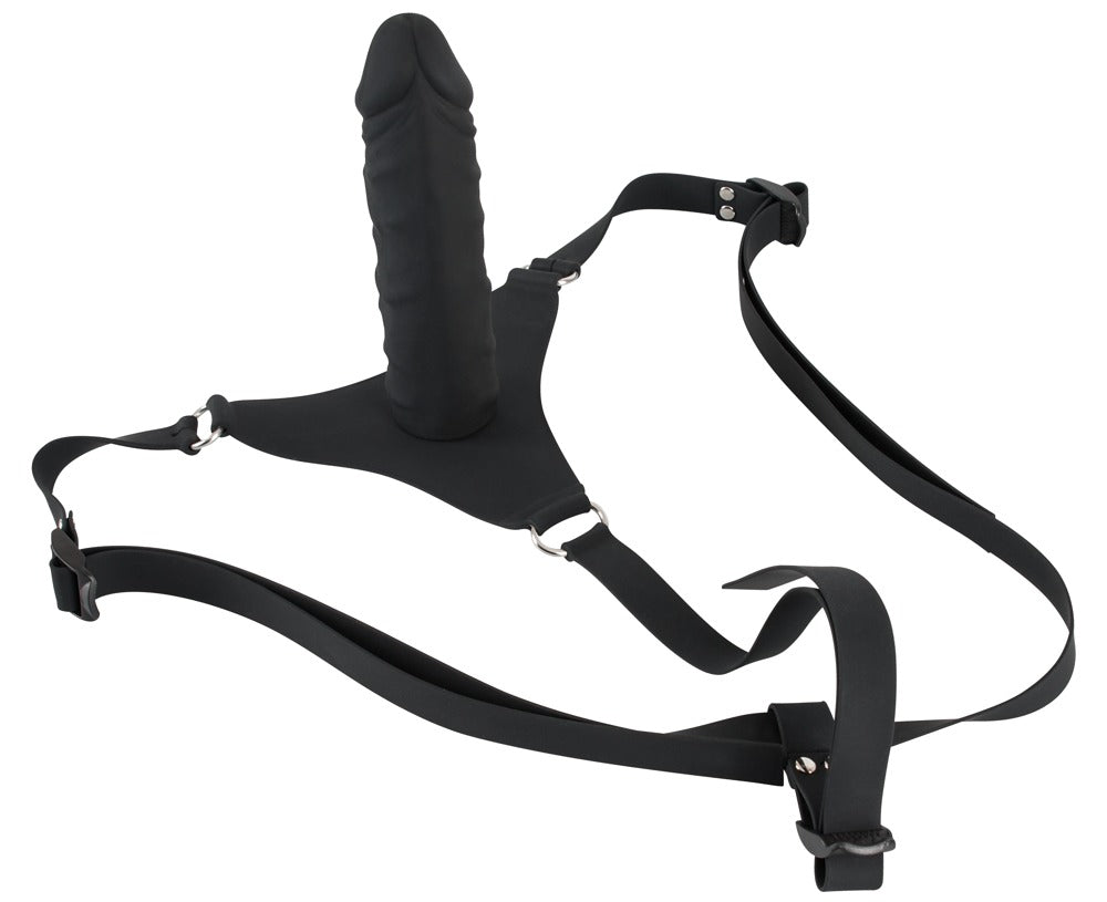 You2Toys Silicone Strap-On mit massivem Dildo