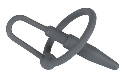 Penisplug Pplug with glans ring grey