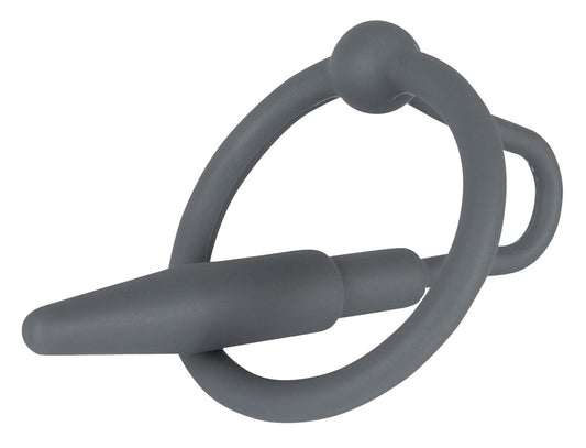 Penisplug Pplug with glans ring grey