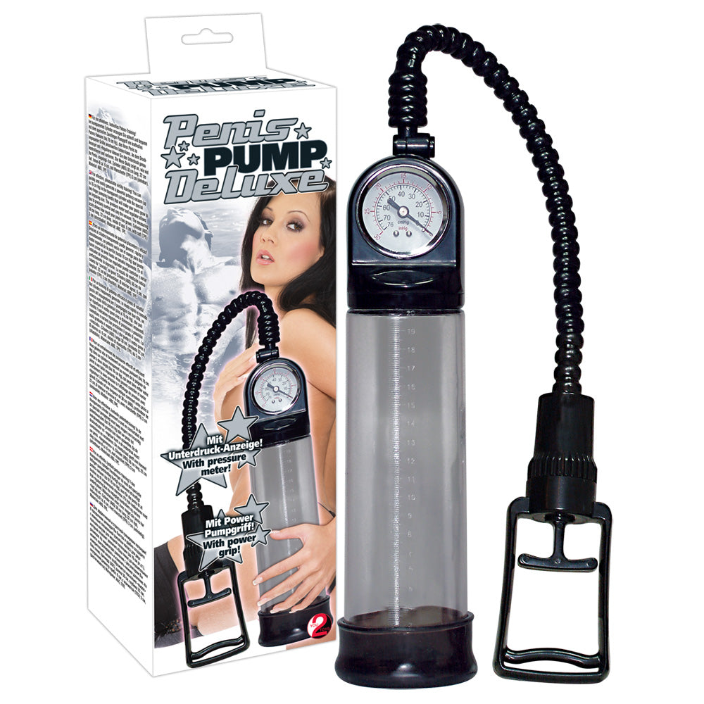 You2Toys Penispump Deluxe mit Druckmesser und Zweifinger-Griff