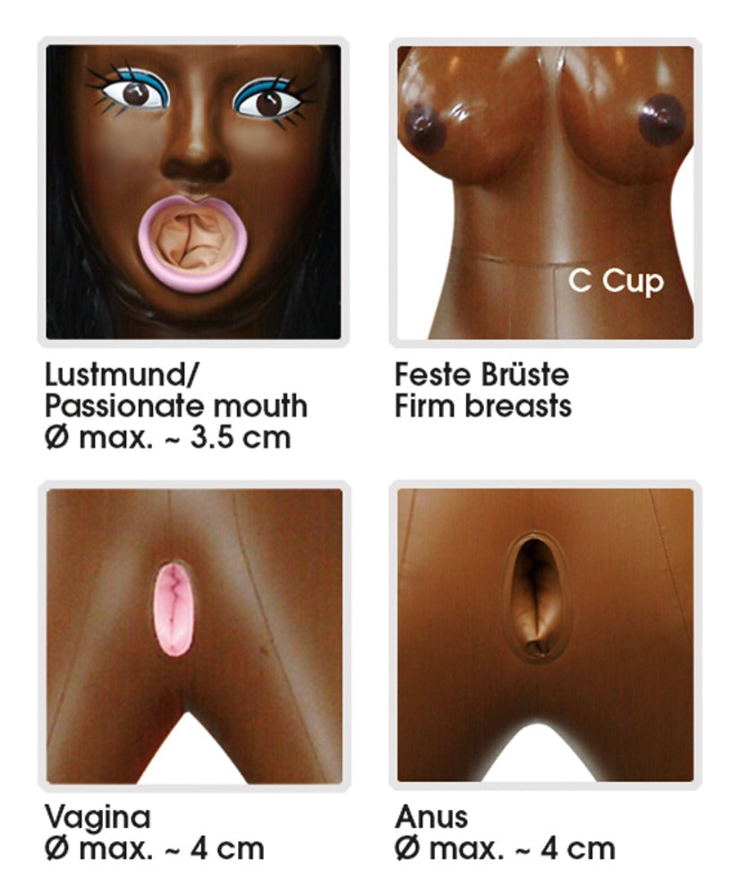 You2Toys Tyra Love Doll mit 3D-Gesicht und langen Haaren