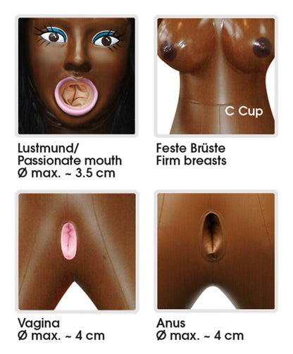 You2Toys Tyra Love Doll mit 3D-Gesicht und langen Haaren
