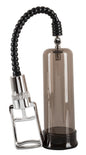 You2Toys Chrome Line Penispumpe mit Einhand-Zugpumpe