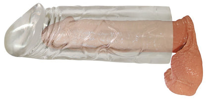 You2Toys Mega Dick Sleeve geäderte Penishülle, transparent