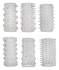You2Toys Red Roses Penismanschetten 6er-Set, transparent