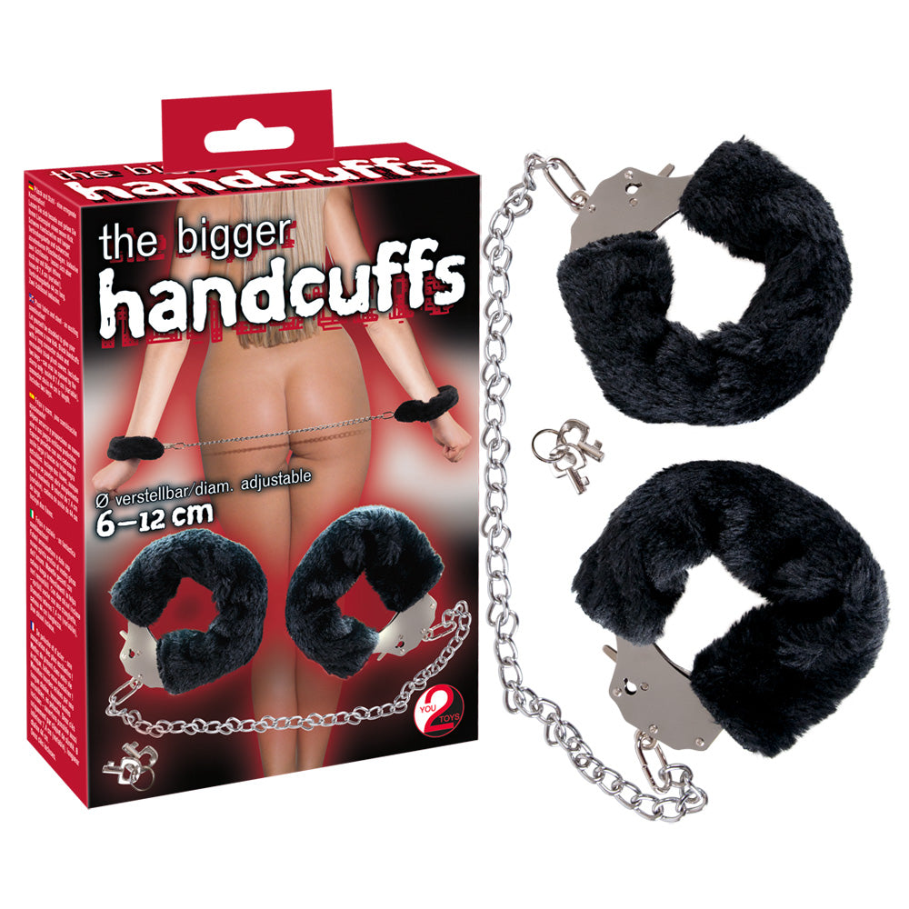 You2Toys Bigger Furry Handcuffs schwere Handschellen mit Plüsch