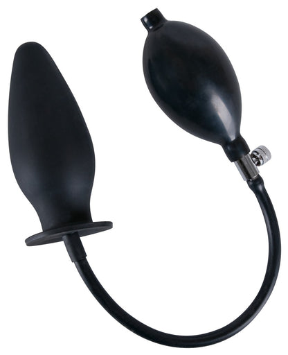 You2Toys trueBlack aufblasbarer Analplug aus Silikon