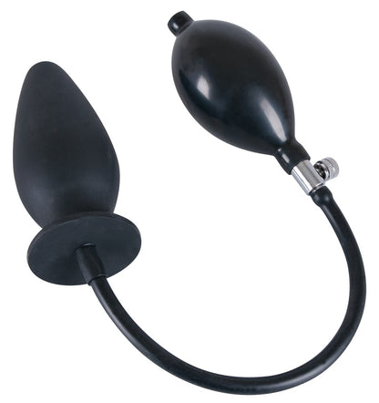 You2Toys trueBlack aufblasbarer Analplug aus Silikon