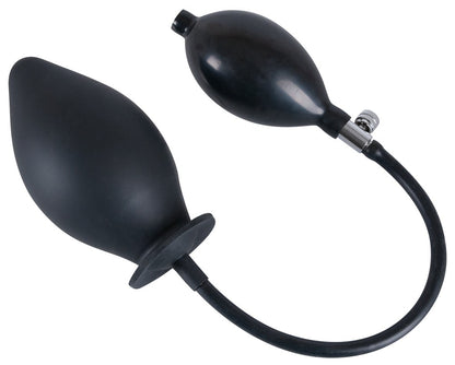 You2Toys trueBlack aufblasbarer Analplug aus Silikon