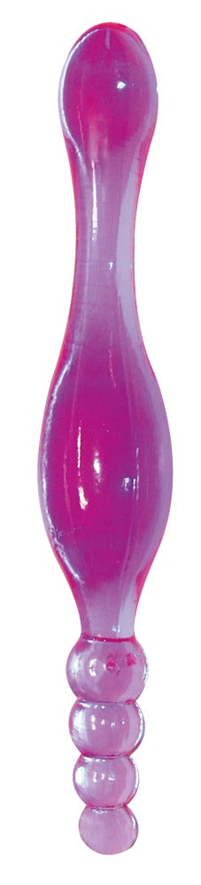 You2Toys Galaxia Lavender biegsamer Dildo, transparent