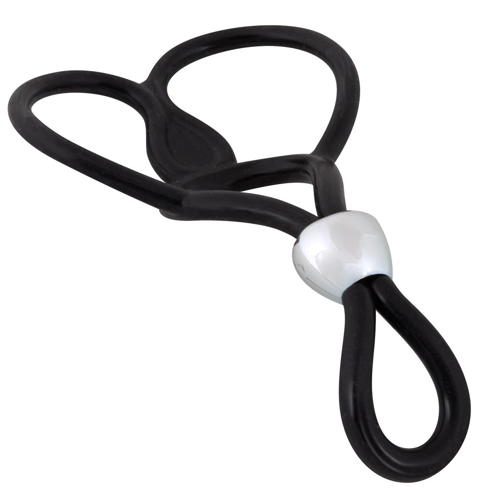 You2Toys Triple Ball- und Cockring aus Silikon, verstellbar