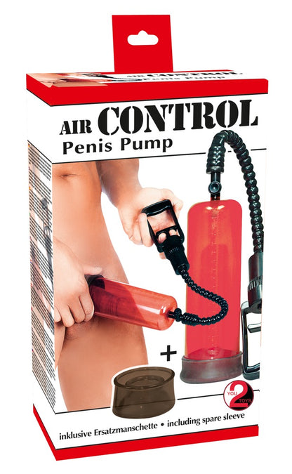 You2Toys Air Control Penispumpe mit Schlauch und weicher Manschette