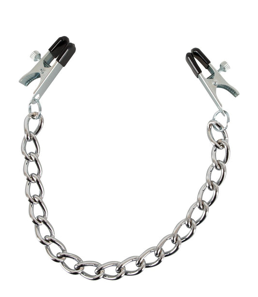 Bad Kitty Nippelklemmen mit Kette aus Metall