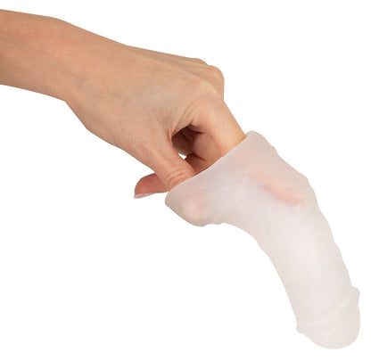 You2Toys Super Dick Sleeve geäderte Penishülle, transparent