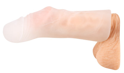 You2Toys Super Dick Sleeve geäderte Penishülle, transparent