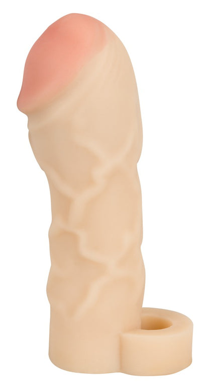 You2Toys Thicker & Bigger Penishülle mit Hodenring, hautfarben