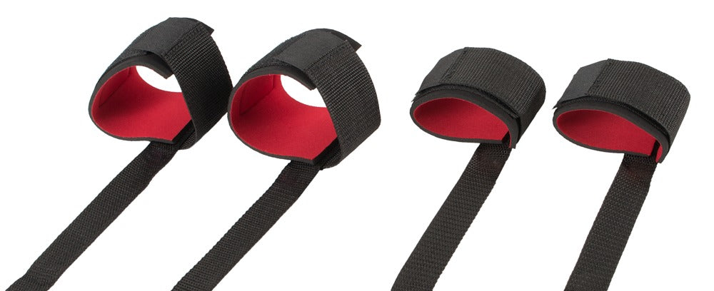 You2Toys Bondage Fessel-Set mit 4 gepolsterten Manschetten