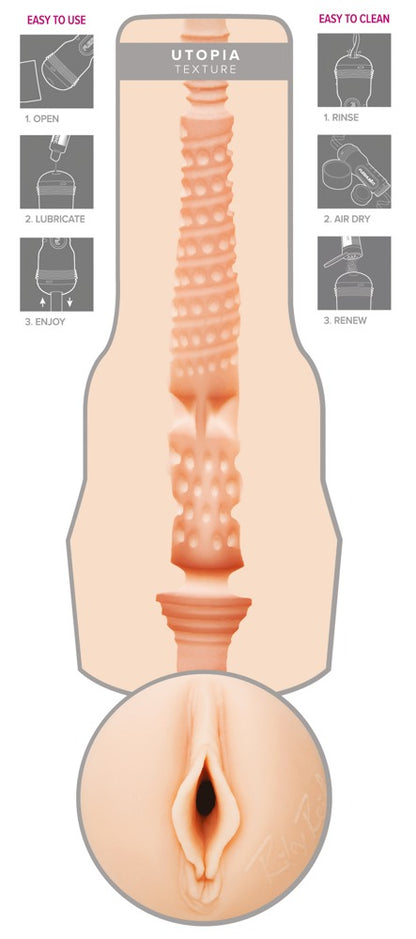 Fleshlight Riley Reid Utopia Masturbator, Vagina
