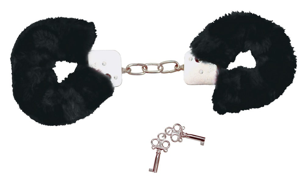 Bad Kitty Handschellen mit weichem Überzug und Sicherheitshebel