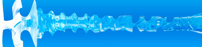 Fleshlight Turbo Thrust Blue Ice Blowjob-Masturbator, transparent
