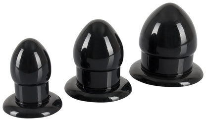 You2Toys Anal Stretching Plug Kit 3-teilig mit Standfuß