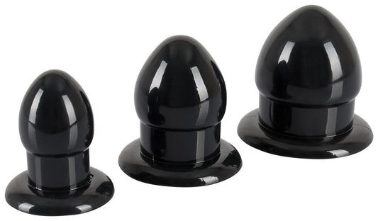 You2Toys Anal Stretching Plug Kit 3-teilig mit Standfuß