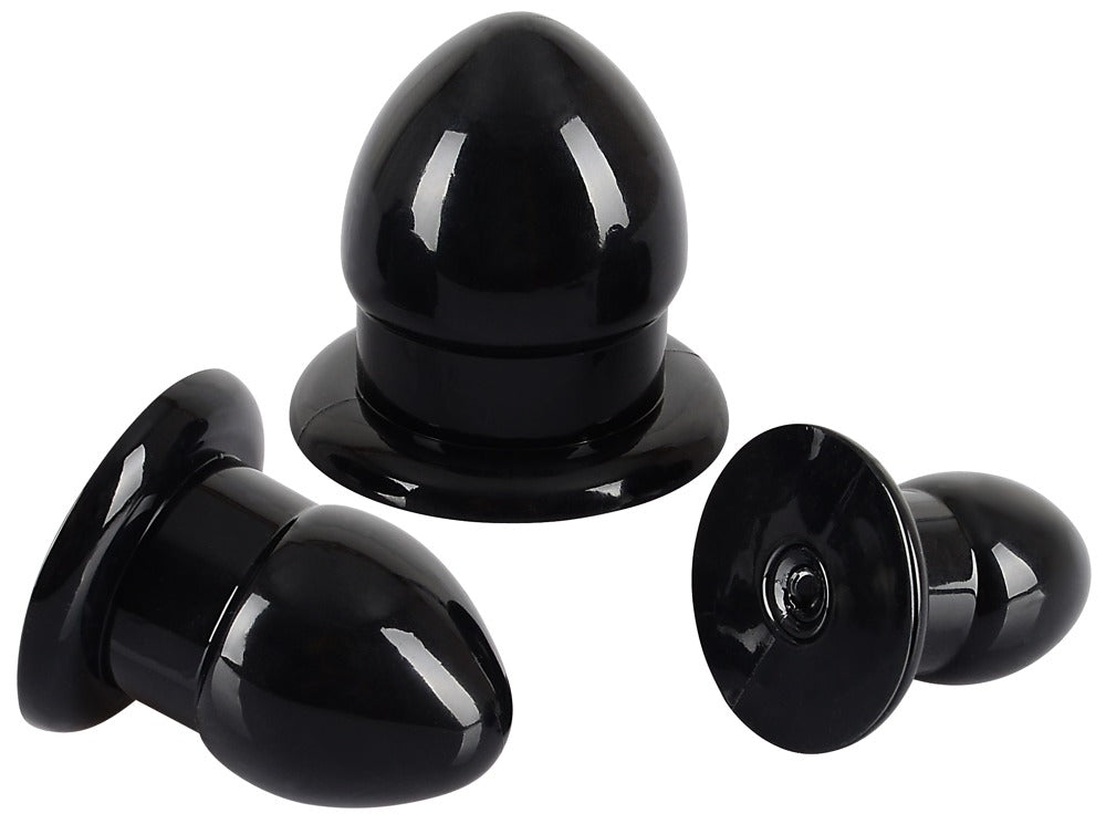 You2Toys Anal Stretching Plug Kit 3-teilig mit Standfuß